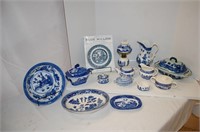 Blue Willow Style Dishes