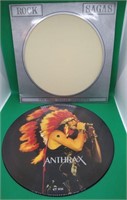 Anthrax 1988 12" Picture Disc Record Chris Tetly