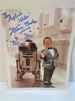 R2D2 Benny Baker Autographed 8x10 Photograph Signd