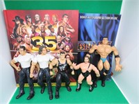 5x WWE Wrestlers + Hardcover Book + Wrestmania 17