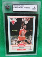 Michael Jordan KSA 9.0 1990-91 Fleer #26 BULLS
