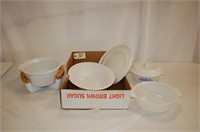 Fire King Bowls, Casserole Dishes
