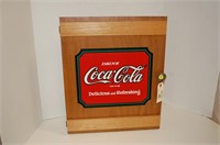 Coca-Cola Wood Cabinet