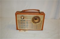 GE Seven Transistor Leather Radio