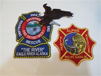 Alaska Lot 2 Fire & Rescue Insignia Patches
