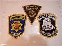 USA New Mexico Lot 3 Police & Marshal Patches