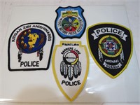 First Nations Lot 4 Ontario Tribal Police Patches