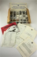 Prospectors Set of Mineral Chips Canada Geological
