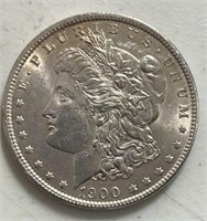 1900P Morgan Silver Dollar AU