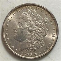 1885P Morgan Silver Dollar CH AU