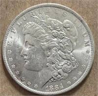 1884O Morgan Silver Dollar BU