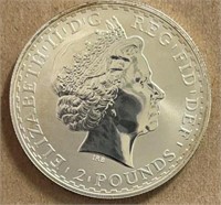 2002 Britannia 1oz Silver .999