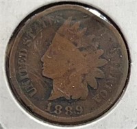 1889 Indian Head Penny
