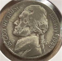 1944D Jefferson Silver War Nickels