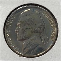 1962P Jefferson  Nickels Proof