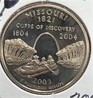 2003S Washington Quarter Clad Proof Missouri