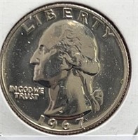 1967P Washington Quarter From Special Mint Set
