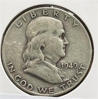 1949D Franklin Half Dollar