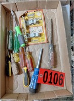 Flat of assorted screwdrivers