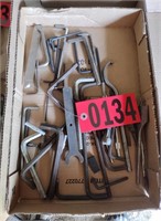 Flat of assorted allen wrenches
