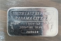 Panama City Minted 1 oz silver bar