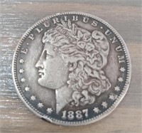 1887s Morgan Silver Dollar