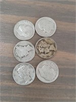 Six Silver Dimes