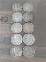 Ten Silver Dimes
