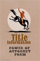 Title Information/Power of Attorney Form
