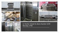 Le Vacher Restaurnt Closure Auction Memorial Day