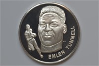 1.07 Silver .925 Sterling Football HOF Round