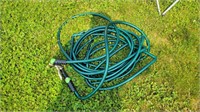 Garden hose with sprayer