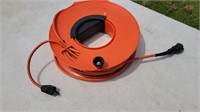 Extension cord on reel