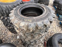 QTY 4- 12-16.5 SKS753 Skid Steer Tires