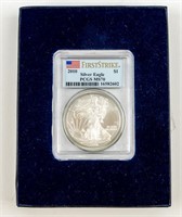 Coin 2010 1st Strike Silver Eagle,PCGS-MS70