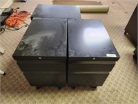 3 2 DRAWER METAL CLAD FILING CABINETS