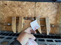 Wood vise clamps