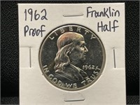 1962 Franklin Half Dollar Proof