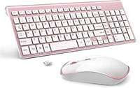 Wireless Keyboard & Mouse Joyaccess Pink