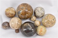 Antique Large & Small  Clay  Marbles