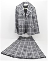 Pendleton 3 pc 1970's Set, Jacket, Mid Kilt Skirt