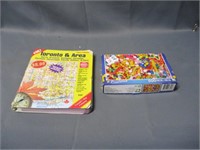 puzzle and map book