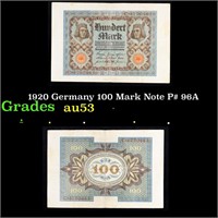 1920 Germany 100 Mark Note P# 96A Grades Select AU