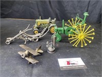 Handmade motorcycle and tractor and miscellaneous