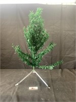 Vintage tinsel Christmas tree