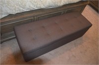 LIKE NEW STORAGE OTTOMAN, WITH DIVIDERS, 53X18X16
