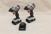 (2) Porter Cable Impact Drivers