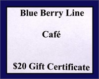 Blue Berry Line Cafe - $20 Gift Certificate