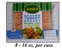 Jennie O Ground Turkey Breast -(8) 16 Oz. Per Case