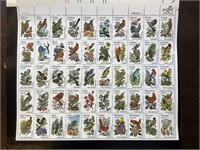 U.S State Birds Stamp Sheet